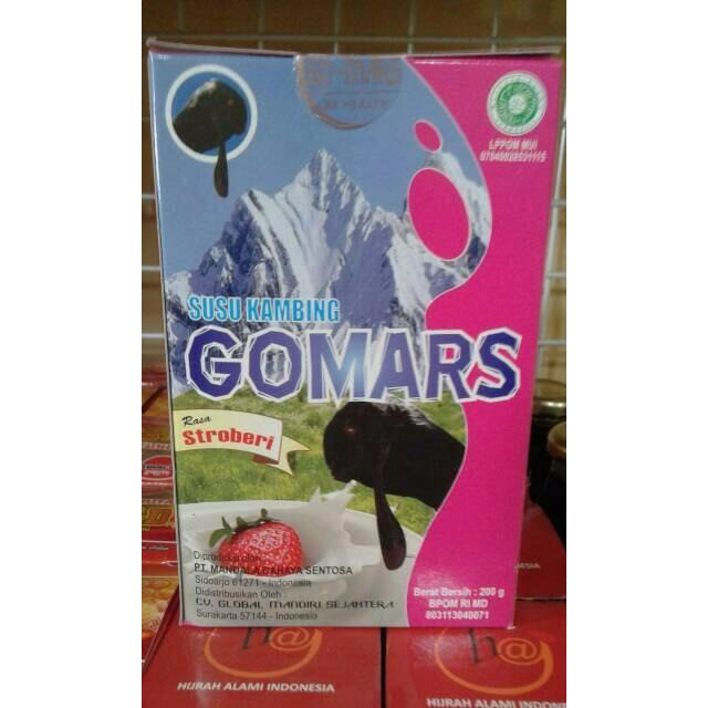 

Susu Kambing Ettawa GOMARS Rasa Stroberry N49