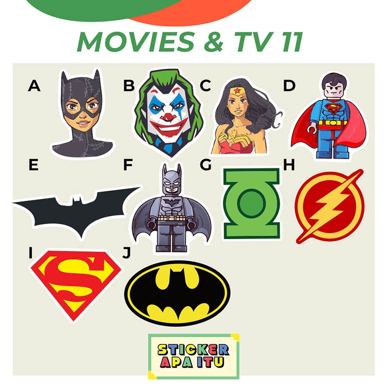 

Sticker Single Movies 11 (DC Friends)