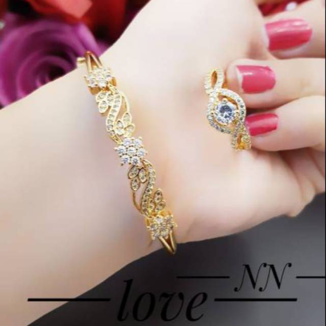 Xuping set perhiasan lapis emas 24k 0109