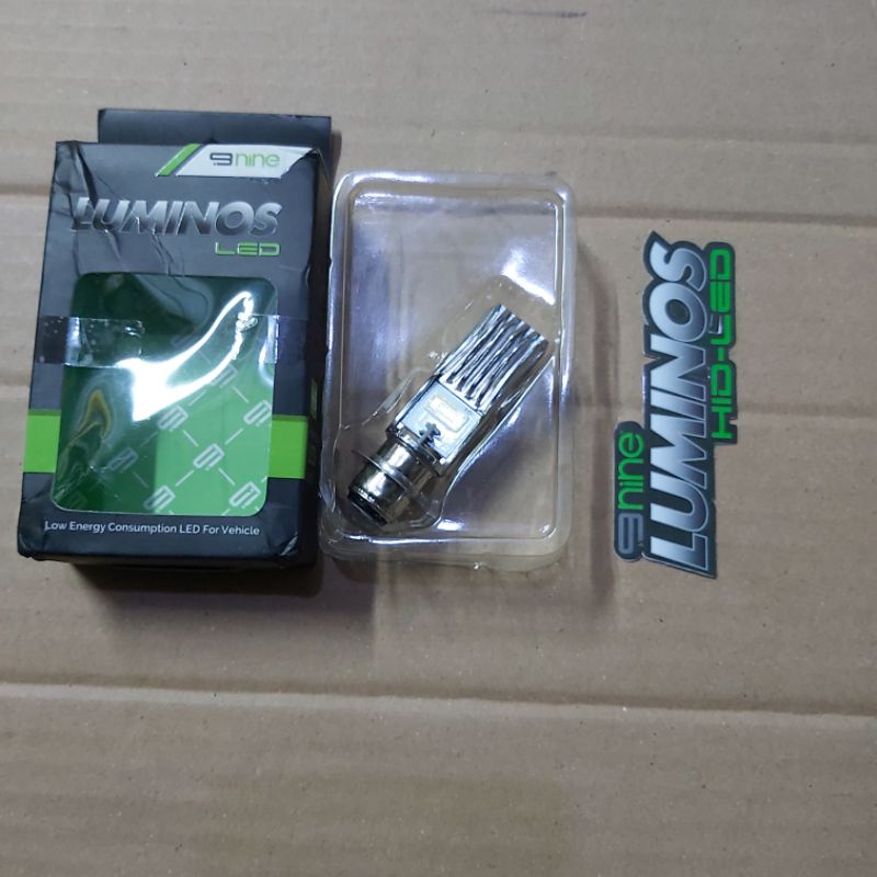 Lampu depan led motor luminos original produk soket h6 universal beat vario supra revo mio xride dll