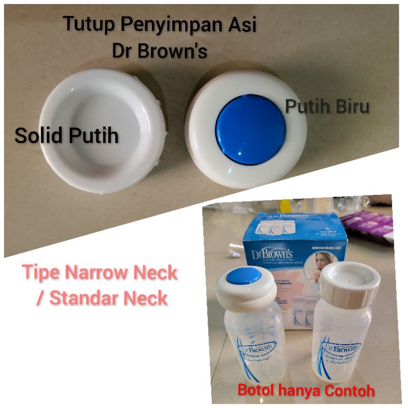 Dr Browns Travel Cap Tutup Botol Susu Penyimpan Asi Dr Brown Wideneck