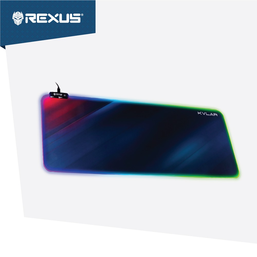 Rexus Mousepad Gaming RGB Kvlar TR2 Speed Edition XL Shopee Indonesia