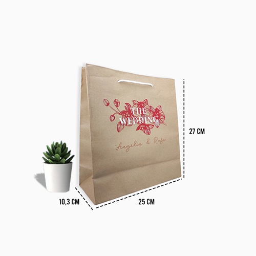 

Paperbag 25x10x27 + Print Custom Logo