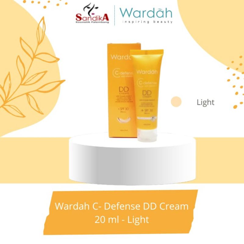 Wardah C-defense DD cream/DD Cream Wardah/Alas Bedak Wardah