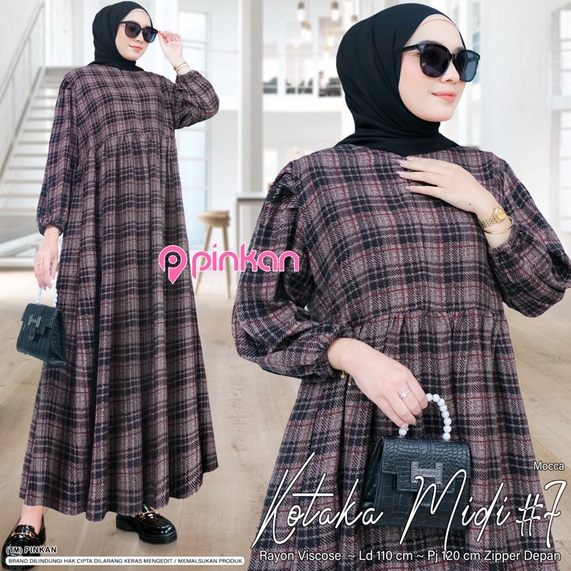 ( NEW) KOTAKA MIDI #5 #7 TALIA LEVINA - DRESS BUSUI LD 110 - GAMIS MUSLIMAH - GAMIS KATUN RAYON VISC