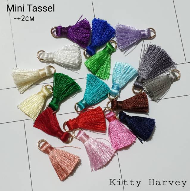 Mini Tassel Benang Good Quality isi 12pc