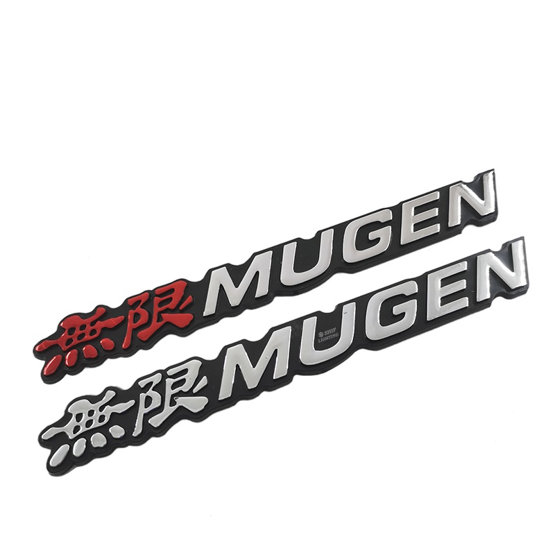1pc Stiker Emblem Logo MUGEN Bahan ABS Untuk Dekorasi Mobil HONDA MUGEN