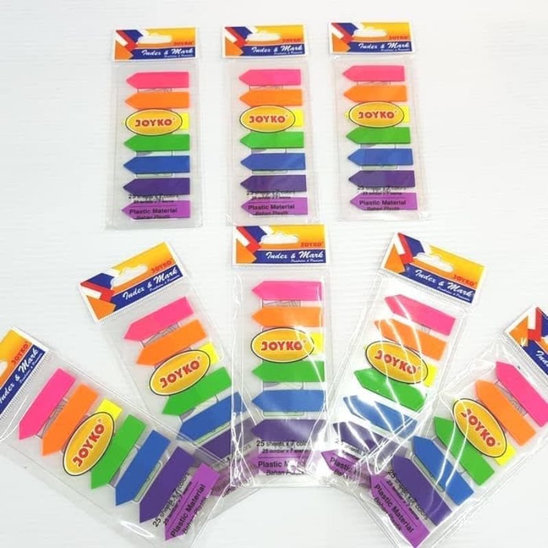 

Sticky Note Joyko Plastik 7 warna
