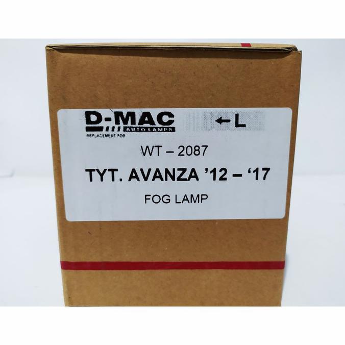 Gilaa Fog Lamp Lampu Kabut Avanza /Veloz Foglamp 2012-2017 Dmac - Kiri Hot Sale