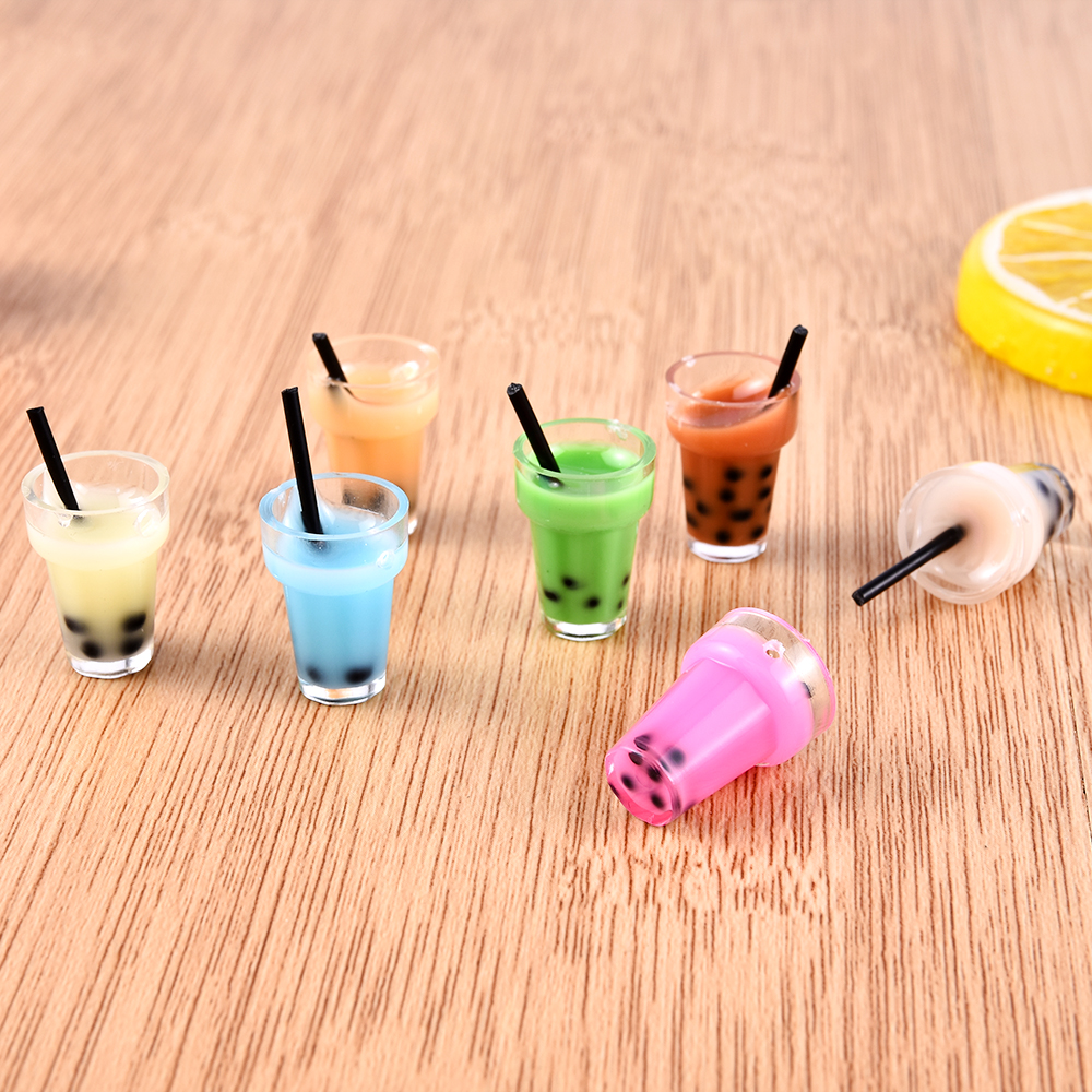 10Pcs Coffee Bottle Cups Decoration Crafts Flatback Cabochon Embellishments For Scrapbooking Kawaii DIY