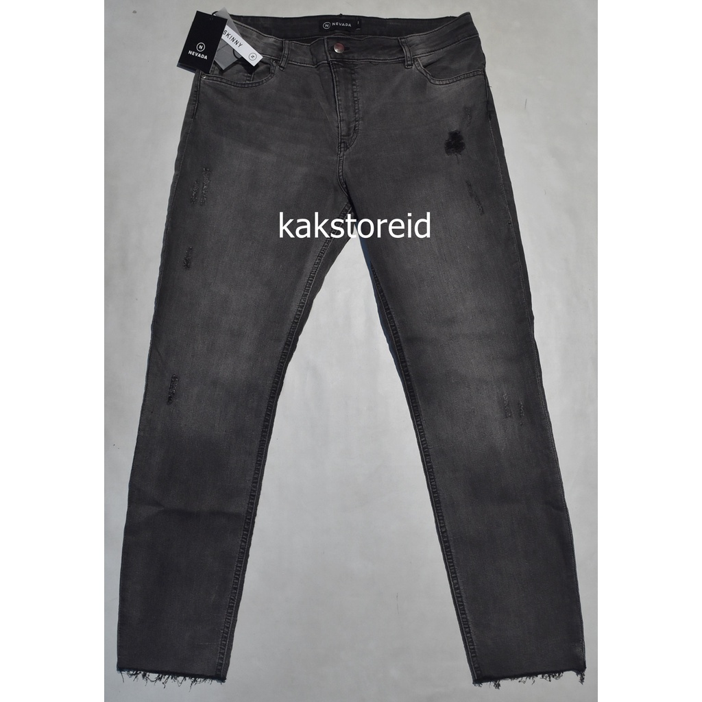 Celana Jeans Panjang Wanita NEVADA Abu Skinny KOZ 32 ORIGINAL