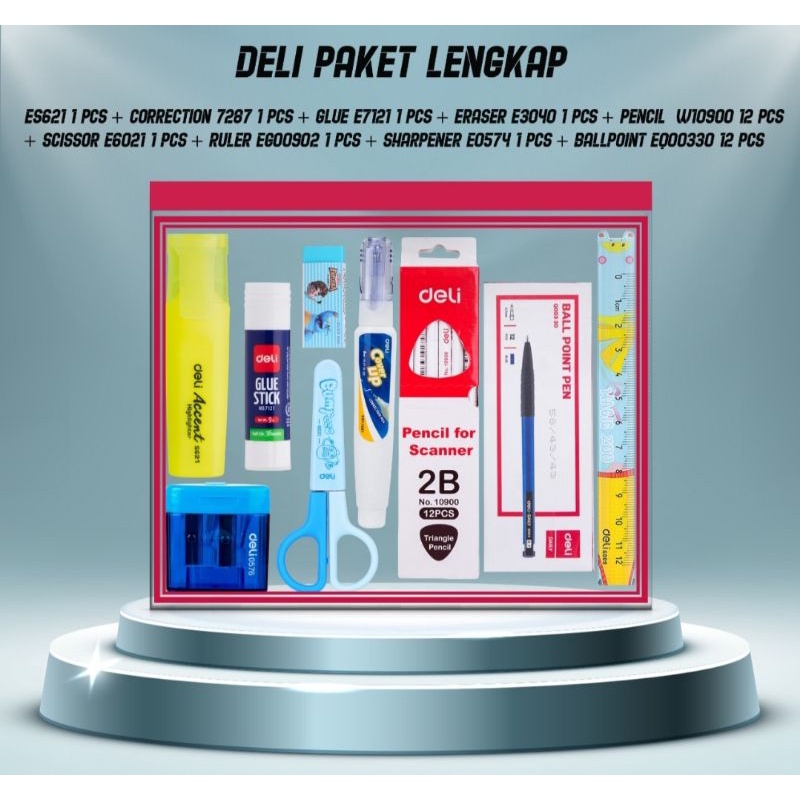 

paket alat tulis sekolah deli