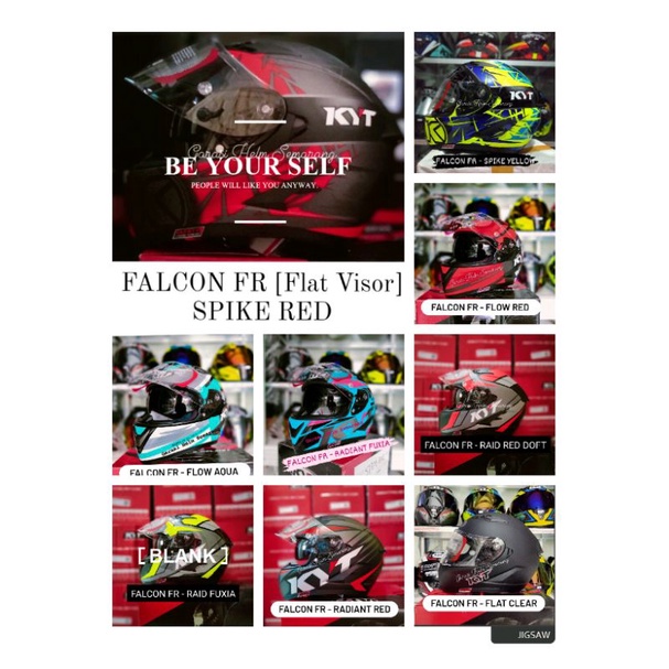 FALCON FR RADIANT BLUE FALCON FR RADIANT RED FALCON FR SPIKE FALCON FR FLOW FALCON FR RAID FALCON SP