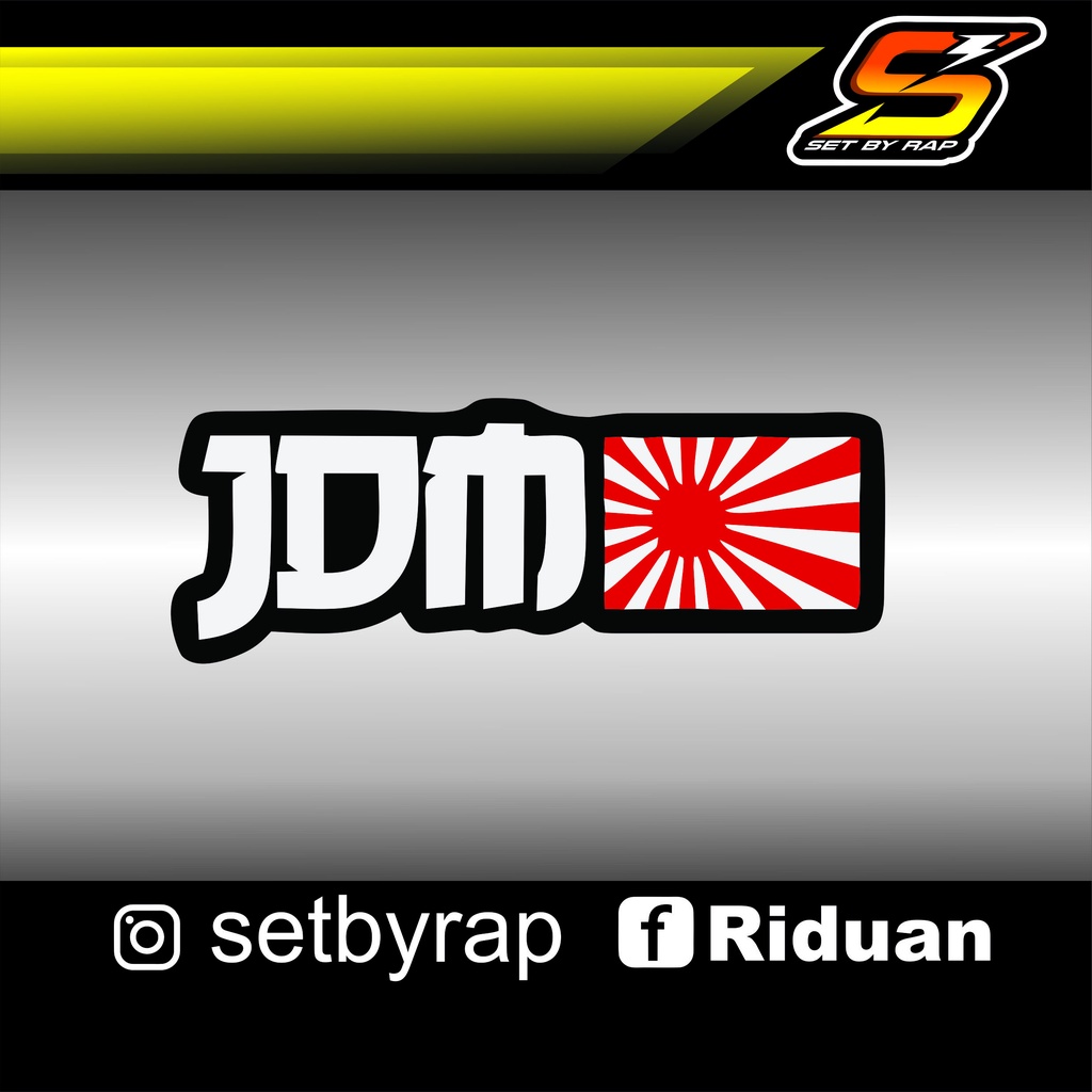 stiker jdm 4 motor