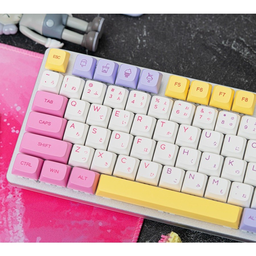 Yiqi Ice Cream PBT Dye-sub Keycaps 136 set XDA Profile