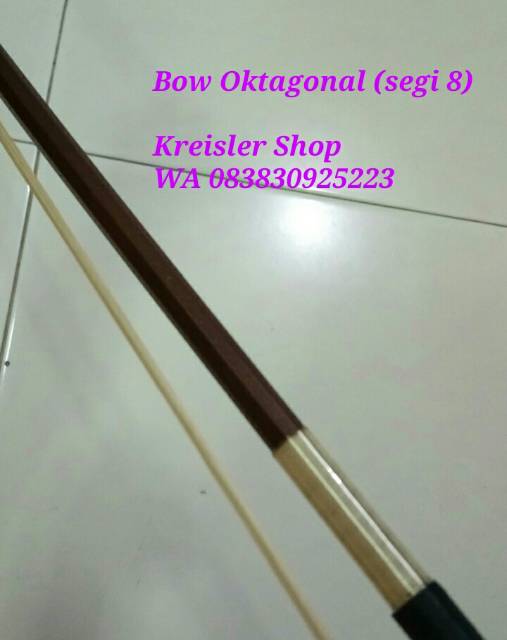 Bow oktagonal bow segi delapan segi 8 untuk violin biola size kecil ada