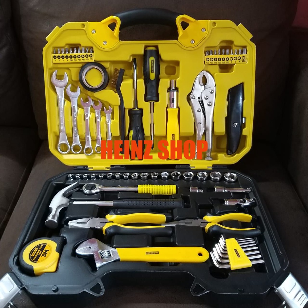 ToolKit 66 Tool Kit Tool Box Set ORIGINAL Krisbow Kotak Perkakas Mekanik Praktis