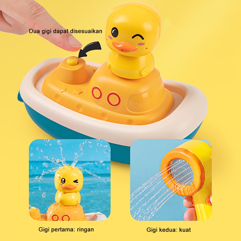 LAKOEOFFICIALMALL Bebek Mainan Mandi Anak Bayi Bath Toys With Shower Head-4
