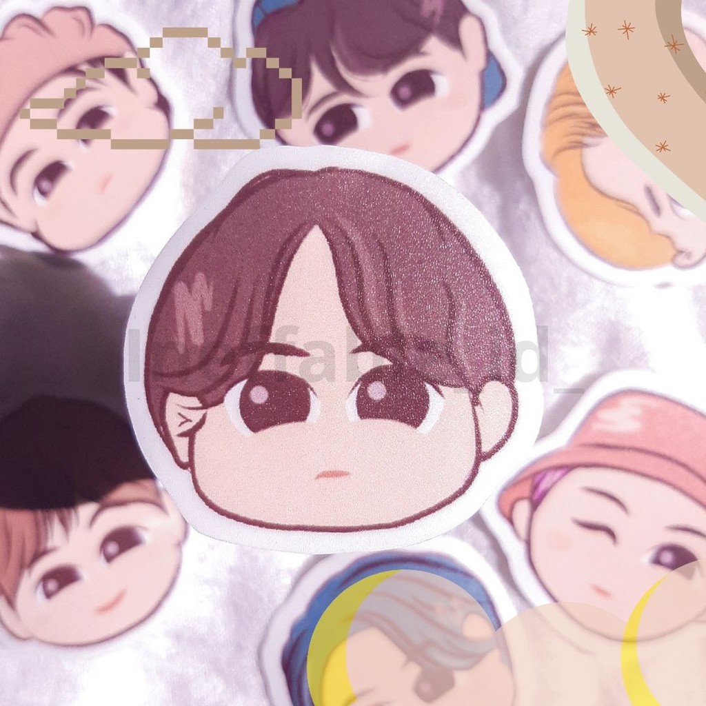 

[INEFFABLE] BTS Sticker Pack | Stiker Kpop V Jeon Jungkook Jimin Kim Seok Jin Suga RM J-Hope Die Cut