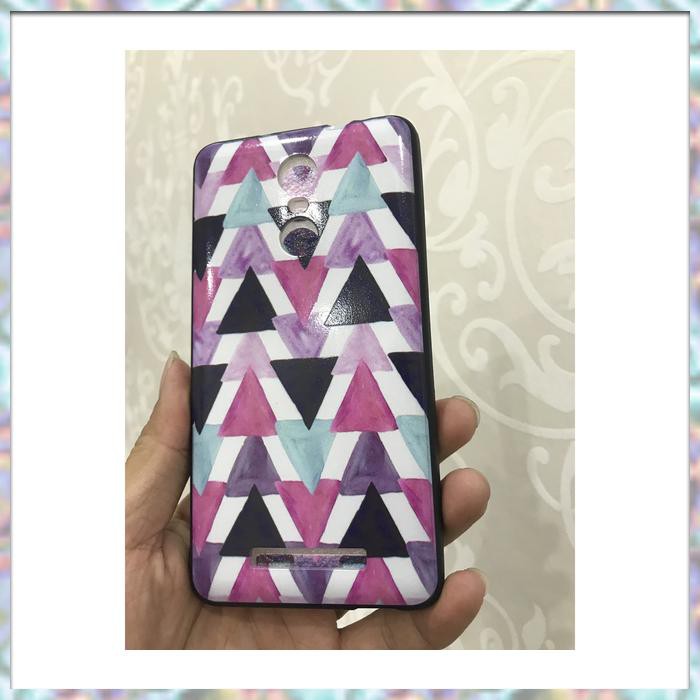 Softcase Asus Zenfone Case Blackmatte Asus ~ Custom Case Asus Zen 2 Laser / Asus Zenfone 2 Laser