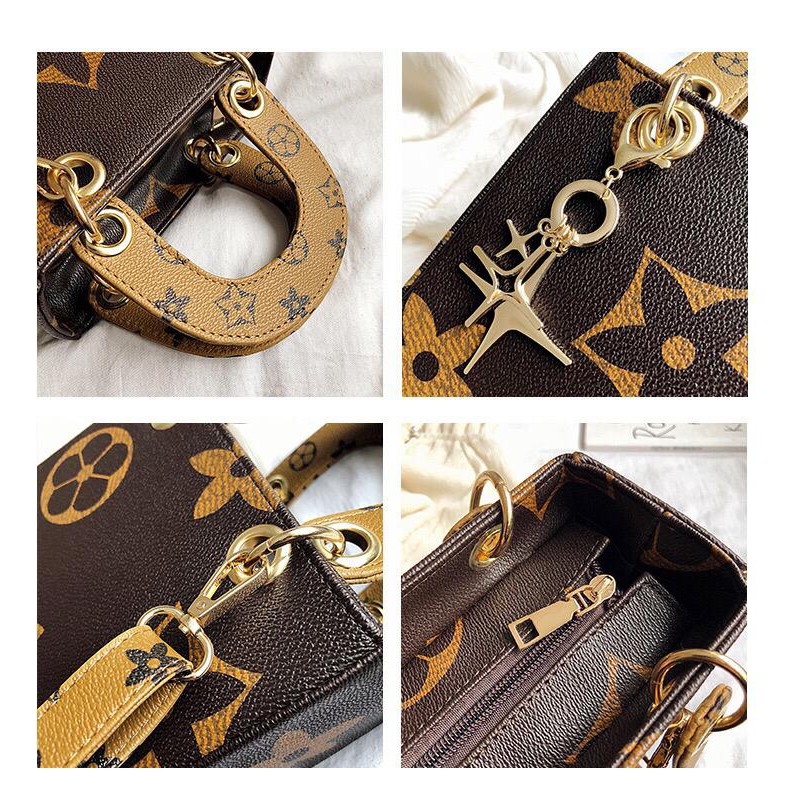 EL 5041 RISCE TAS HAND BAG MOTIF FLOWER IMPORT WANITA CEWEK PEREMPUAN JAKARTA BATAM LV