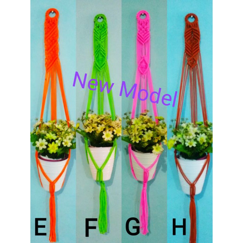 tali pot gantungan / gantungan pot / hiasan dinding / tali macrame / tali kur