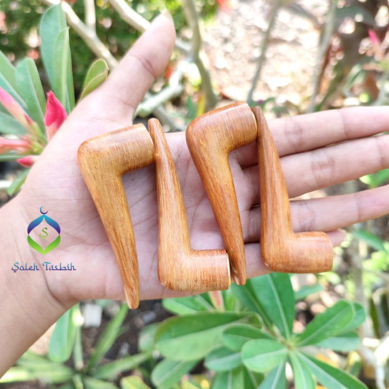 Once Kayu Gaharu Motif Cangklong, Size 7mm_Lubang Multifungsi