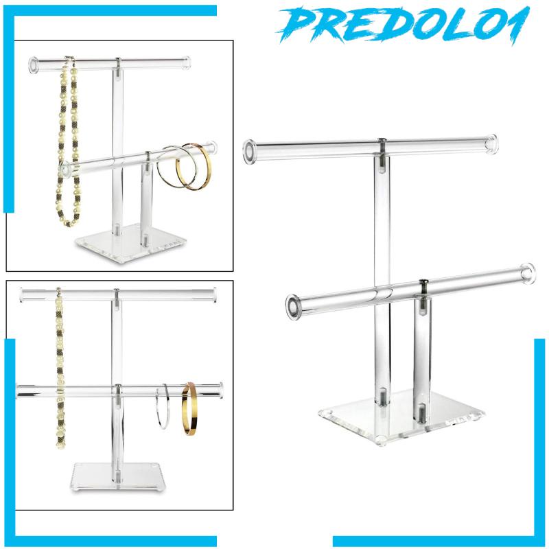 Jewelry Display Stand Holder Hanging 2 Tier for Rings Bracelet Earrings