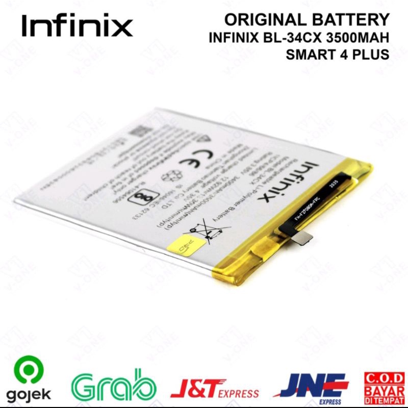 BATRE BATERAI INFINIX BL-34CX INFINIX SMART 4 PLUS BATTERY ORIGINAL