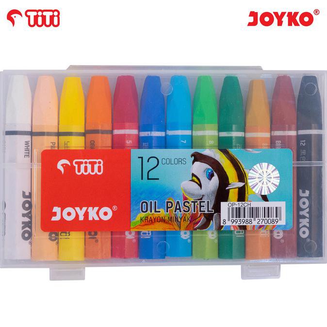 

Cuci Gudang Awal Tahun Oil Pastel Krayon Minyak Joyko TiTi OP-12CH 12 Warna Colors Diskon