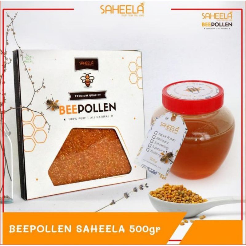 

Bee Pollen 500gr + Madu Murni Saheela 500gr PaKet Sehat Maximal Memperkuat Kandungan