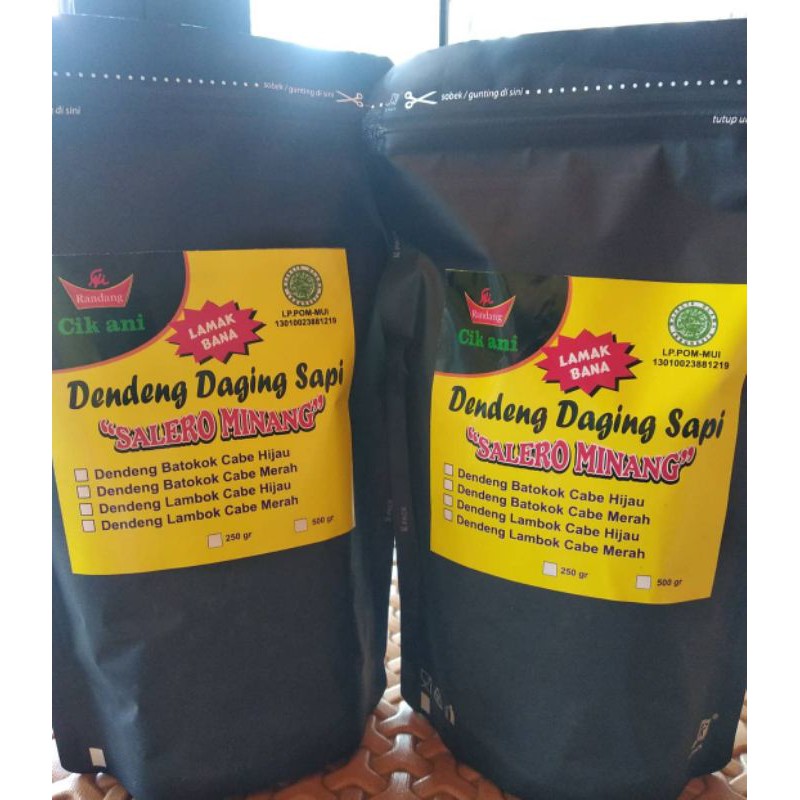 

Dendeng Balado Randang Cik ani