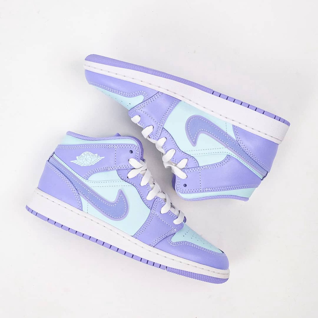 purple aqua jordan 1