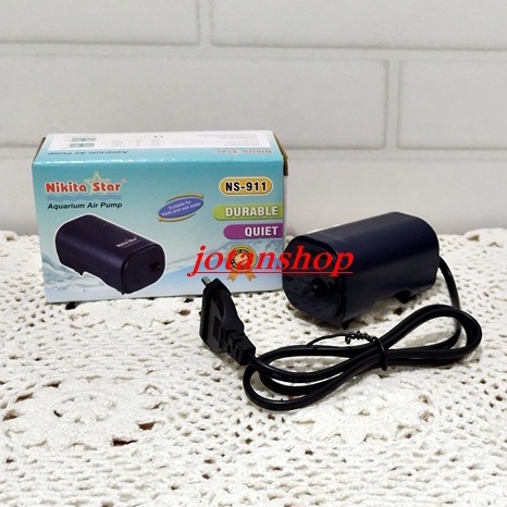 NIKITA STAR NS911 NS 911 mesin aerator pompa udara 1 lubang aquarium aquascape air pump NS-911