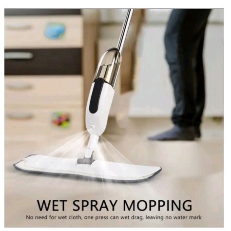 Pel Lantai Semprot Otomatis Pelan Lantai Serbaguna Water Spray Mop Automatic With High Quality