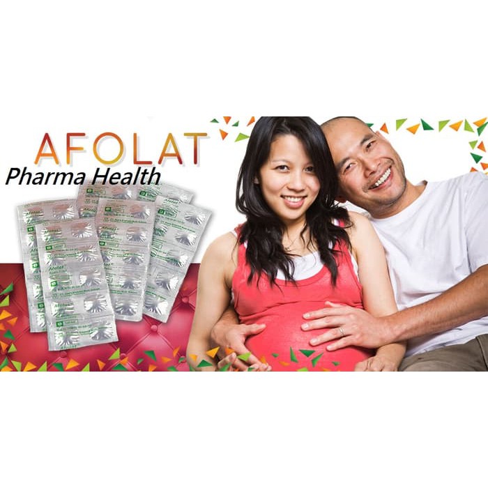 PAKET CEPAT HAMIL AFOLAT 400 MCG/PAKET 60 HARI(FREE TESPACK