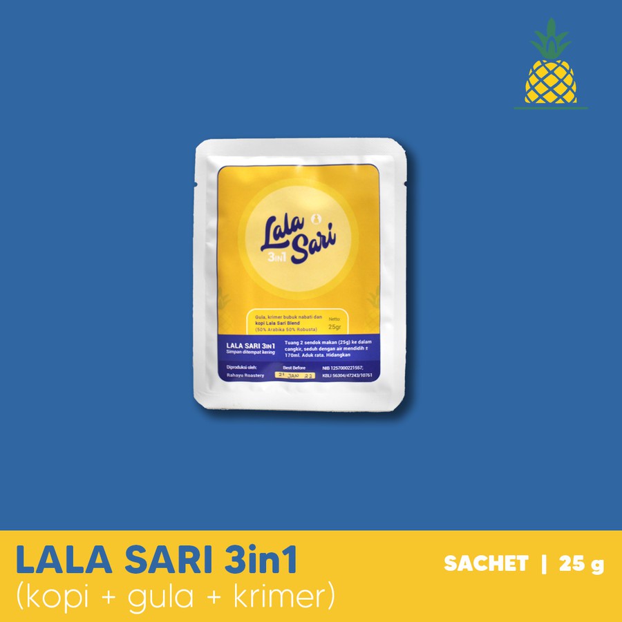 

Kopi Instant LALA SARI 3in1 (Kopi, Gula, Krimer)