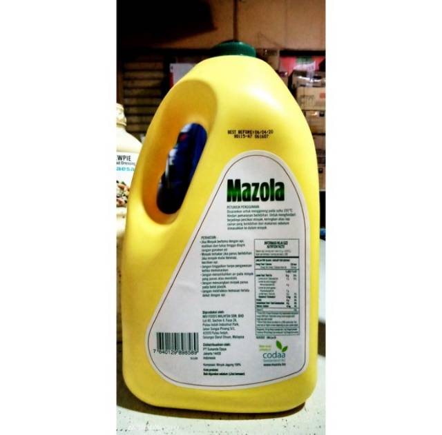 MAZOLA CORN OIL 3,5LT I MINYAK JAGUNG IMPORT