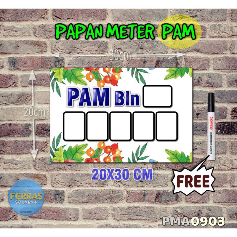 

Ferras Papan Meter Listrik PLN PAM motif Unik - Lukis 03