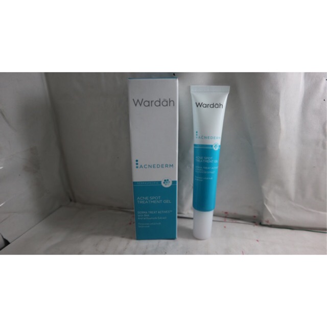 [ acne spot ] wardah acnederm spot gel treatment 15 ml