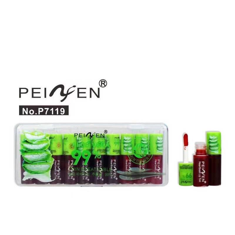 [PER PACK] LIP TINT PEIYEN ALOEVERA ISI 10 NO.P7119