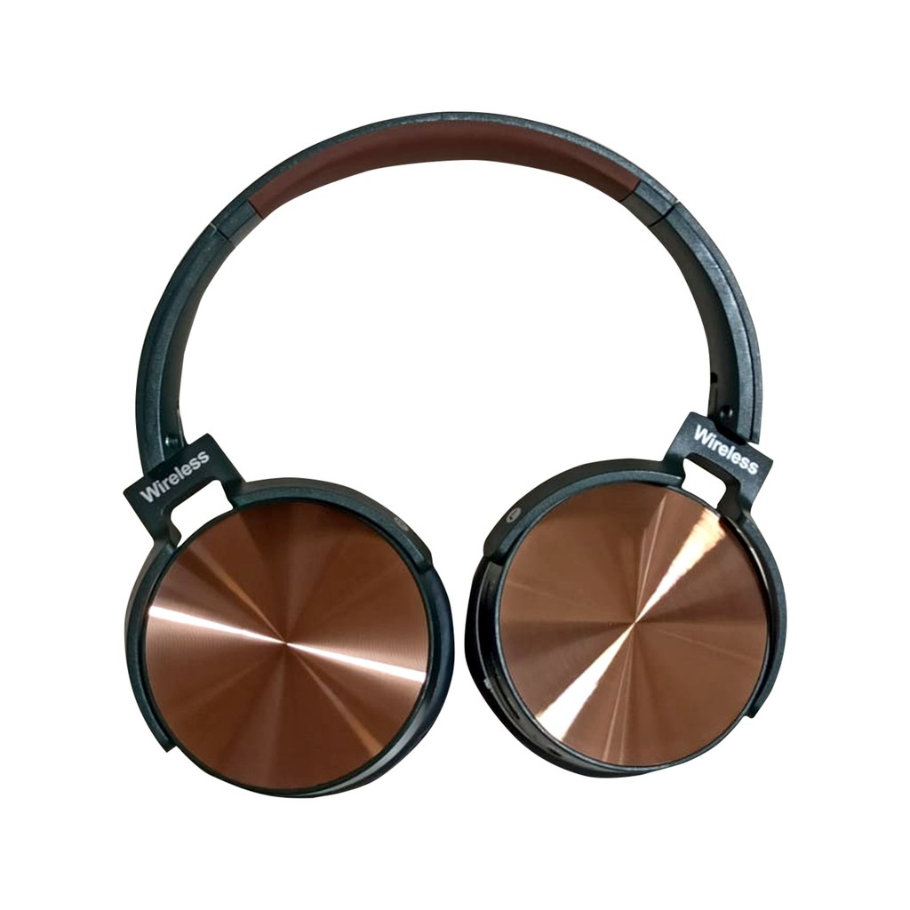 TK-BT950 Headphone Bluetooth Wireless Super Explosloive Bass-HITAM COKLAT