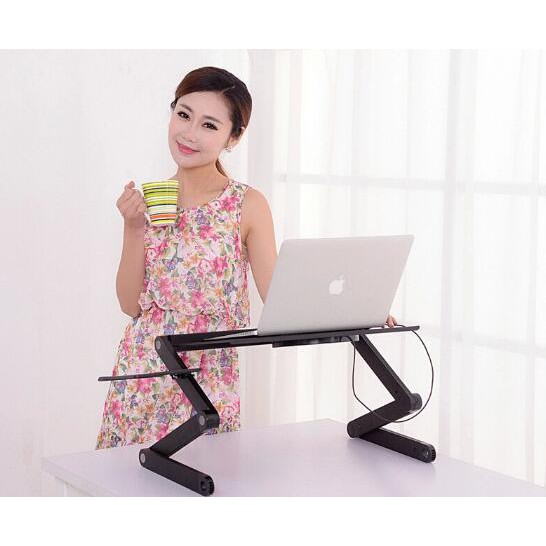 Portable Laptop Table with Mouse Desk Length 42cm Meja Laptop Portable