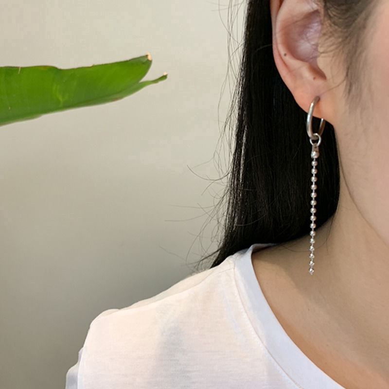 Anting Rumbai Dapat Dilepas Gaya Retro