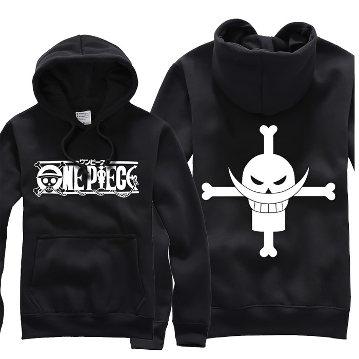 JAKET SWEATER ANIME ONE PIECE LOGO SHIROHIGE HOODIE