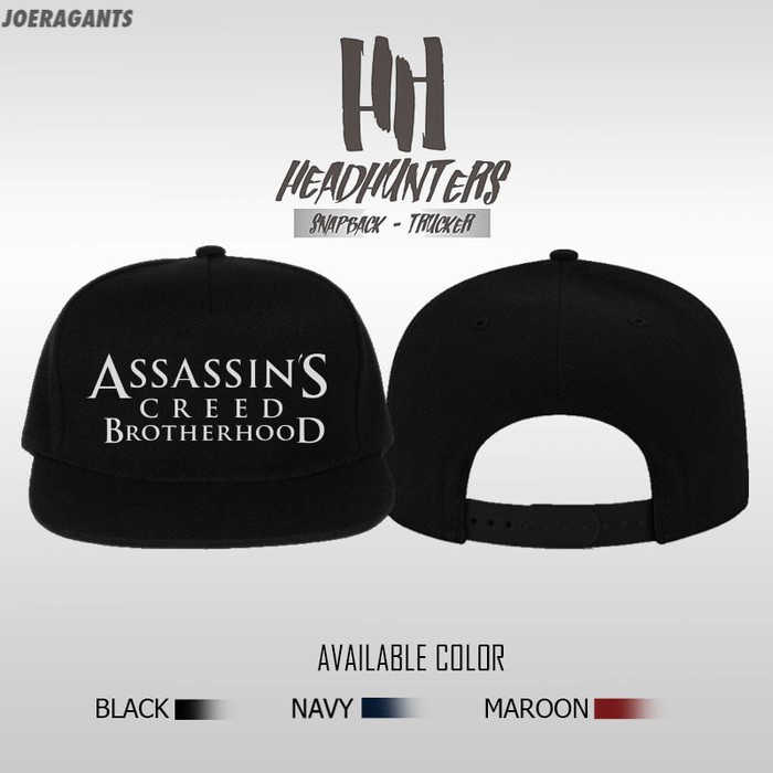 TOPI SNAPBACK ASSASSINS CREED BROTHERHOOD 01 joeragants