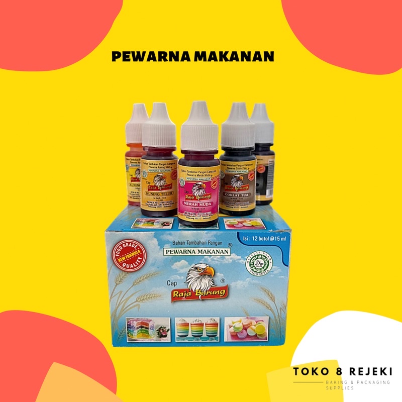 PEWARNA MAKANAN CAP RAJA BURUNG