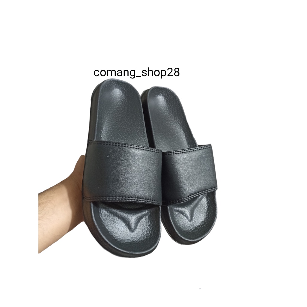 sandal slop polos sendal slide pria wanita original sendal slop slip on basic polos empuk termurah