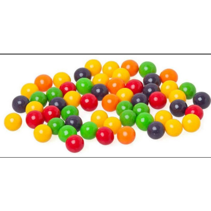 

GOBSTOPPER YUMMY FRUITY JAWBREAKER CONFECTIONERY CANDY PERMEN BUAH