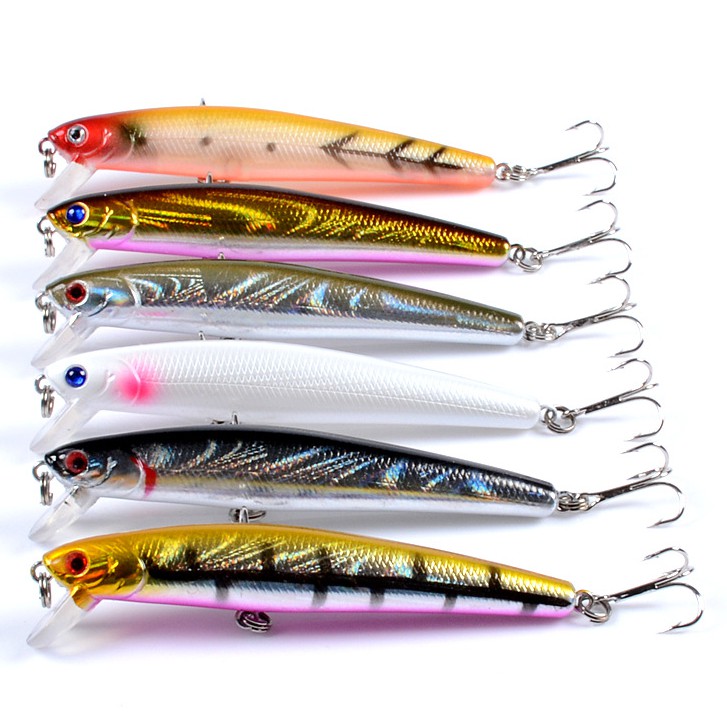 SYFishing 1Pcs New Minnow Umpan Pancing 9.6cm/9.8g Swimbait Fishing Lure Floating Bass Swimbait Wobbler Kail Memancing Tackle